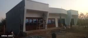 Final stages of the building