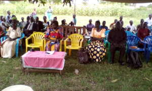 Community present at the graduation