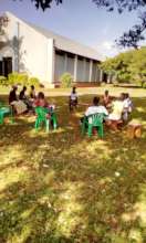 Meeting in progress at Angic catholic chapel