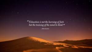 Educating the mind & the heart: Aristotle