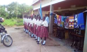 Girls express country's patriotism after election