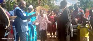 A New House is being handed over to the parents