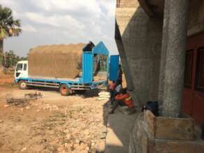 The 200 bags of cement received at the site