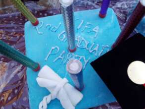 Cake made to grace the occasion