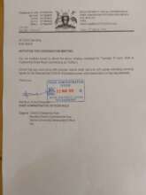 Invitation letter by CAO Kole District to CSOs