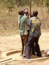 Pump mechanics remove the spoiled pipes