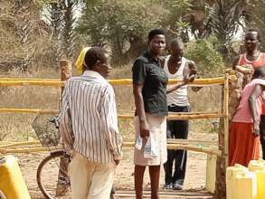 Supporting the repair of the community borehole