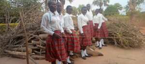 Firewood use for cooking by girls