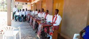 Girls and boys graduated