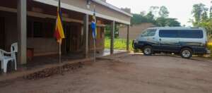 Patriotic love Hanging Uganda National Flag