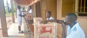 Procured sewing machines have finally arrived