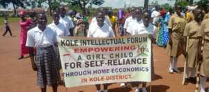 Girls leading the band