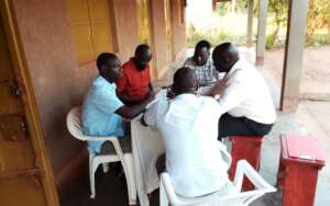 Community members being interviewed