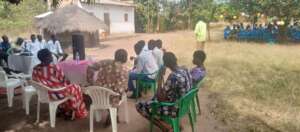 Community Liaison meeting in progress