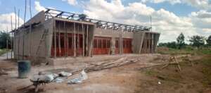 The construction progressively developing