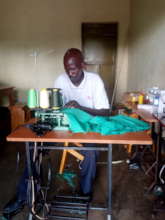 Making of Face mask in progress