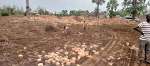 Materials of building are being poured daily