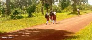 Students move on various direction