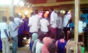 Community observed girls work at the Institute