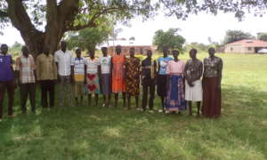 Parents & Girls stood in solidarity of the Program