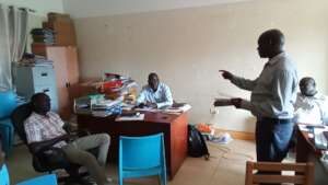 Presenting the case to District Officials