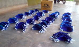 Face masks made display