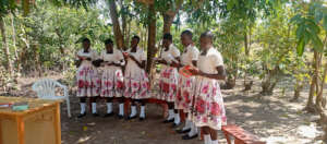 Students practice music, dance and drama