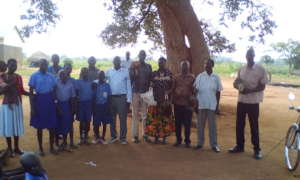 Teachers Angic witnessed the redonations chickens