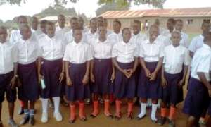 Underprivileged children dressed