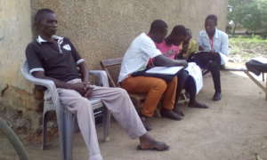 Volunteers on duties