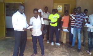 Youth empowered with admission form for training