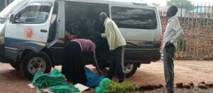 consignment being received at the school