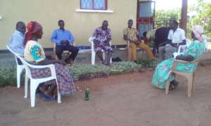 Community Visiting the project leader