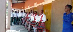 The girls appreciated donors during graduation