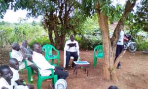 Older persons offered a gift of Chicken to KIFA