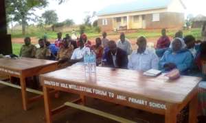 Tables, Benches, Balls, uniform, donated to Angic