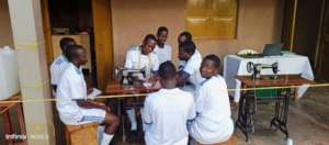 Students building spirit of Good Heart: Team work