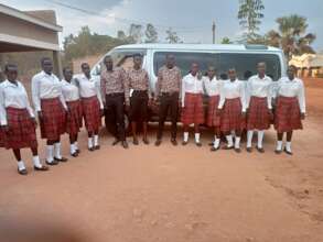 Students and staff dress corporately