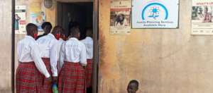 Visiting and donating Liquid soap to Health center