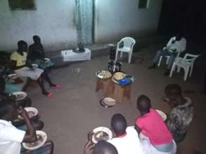 Girls are fed 3 times a day including supper