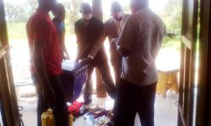 Handing over to the beneficiaries