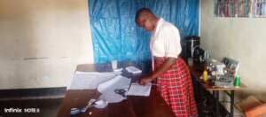 A student set in an conducive environment: Exam