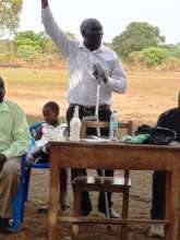 Another group of community being talked to