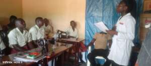 A medical Doctor conducts her lesson