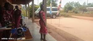 Girls display the outcome of their training