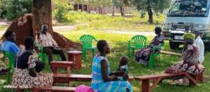 In the same venue: parents talked to alone