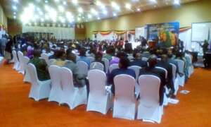 At the peace conference