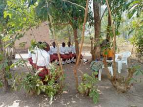 Senior Female Teacher at the meeting