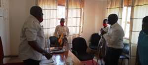 KIFA's Team leave RDC's office