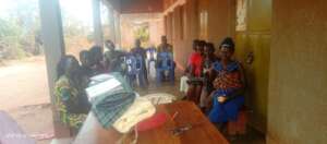 The selected beneficiaries together with husbands